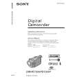 SONY DSR-PD100A Owner's Manual cover photo