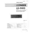 FISHER AXR605 Service Manual cover photo