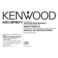 KENWOOD KDCMP8017 Owner's Manual cover photo