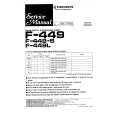 PIONEER F449S/L Service Manual cover photo