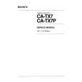 SONY CATX7P VOLUME 1 Service Manual cover photo