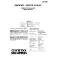 ONKYO DX7500 Service Manual cover photo