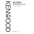 KENWOOD KX-78CW Owner's Manual cover photo