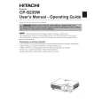 HITACHI CPS235W Owner's Manual cover photo