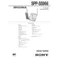 SONY SPPSS966 Service Manual cover photo