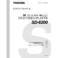 TOSHIBA SD6200 Service Manual cover photo