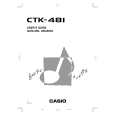 CASIO CTK-481 Owner's Manual cover photo