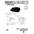 SONY D160 Service Manual cover photo