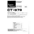 PIONEER CT-979 Service Manual cover photo