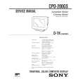 SONY CPD-200 Service Manual cover photo