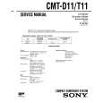 SONY CMTT11 Service Manual cover photo