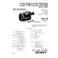 SONY CCD-TR81 Owner's Manual cover photo