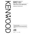 KENWOOD DPC151 Owner's Manual cover photo