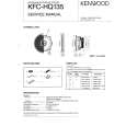 KENWOOD KFCHQ135 Service Manual cover photo