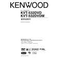 KENWOOD KVT-532DVDM Owner's Manual cover photo