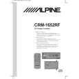 ALPINE CRM1652RF Owner's Manual cover photo