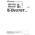 PIONEER S-DV270T/XCN5 Service Manual cover photo