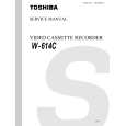 TOSHIBA W614C Service Manual cover photo