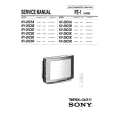 SONY KV25C5/K/A/B/E/R Service Manual cover photo