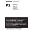 PIONEER F-F3-J/WYSXCN5 Owner's Manual cover photo