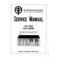 KENWOOD KA305 Service Manual cover photo