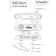 KENWOOD KAC-X522 Service Manual cover photo