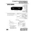 SONY TCWE505 Service Manual cover photo