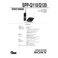 SONY SPPQ110 Owner's Manual cover photo