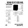 SONY MHC1200 Service Manual cover photo