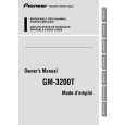 PIONEER GM3200T Owner's Manual cover photo