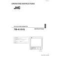 JVC TM-A101G/E Owner's Manual cover photo