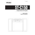 TEAC STC150 Owner's Manual cover photo