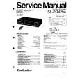 TECHNICS SLPG420A Service Manual cover photo