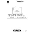 AIWA HSRX318 Service Manual cover photo