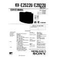 SONY KVE2522U Service Manual cover photo