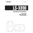 TEAC LS-X890 Owner's Manual cover photo