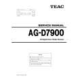 TEAC AG-D7900 Service Manual cover photo