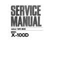 AKAI X-100D Service Manual cover photo