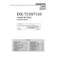 ONKYO DX7110 Owner's Manual cover photo