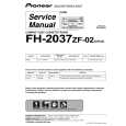 PIONEER FH-2037ZF-02 Service Manual cover photo