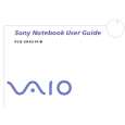 SONY PCG-SRX51P/B VAIO Owner's Manual cover photo