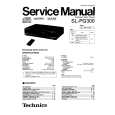 TECHNICS SLPG300 Service Manual cover photo