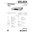 SONY MDSJE630 Service Manual cover photo