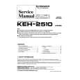 PIONEER KEH2510 Service Manual cover photo