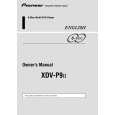 PIONEER XDV-P9-2/EW Owner's Manual cover photo