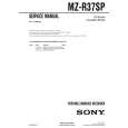 SONY MZR37SP Service Manual cover photo