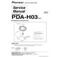 PIONEER PDA-H03/WL5 Service Manual cover photo