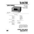 SONY TAH4700 Service Manual cover photo