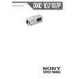 SONY DXC-107 Service Manual cover photo