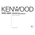 KENWOOD KRC-4904 Owner's Manual cover photo